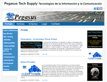 Tablet Screenshot of pegasusnet.com.ar